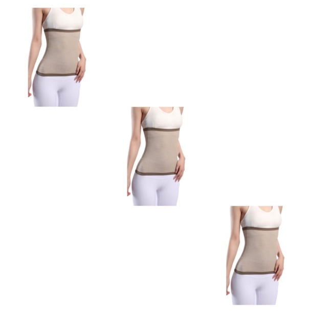 Vogacara Manténgase cómodo y apoyado Cintura elástica Soporte para la espalda para dolores y dolores Banda calentadora de cintura camel XL Type1 NO1