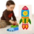 thumbnail image 4 of Rompecabezas de dibujos animados Montessori para niños pequeños Cohete, 4 of 7
