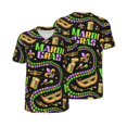 thumbnail image 6 of Rocae Mardi Gras3 for Breathable Men's Baseball T-Shirt Fashionable Casual Baseball Jersey, Moisture-wicking Sportswear Medium, 6 of 9