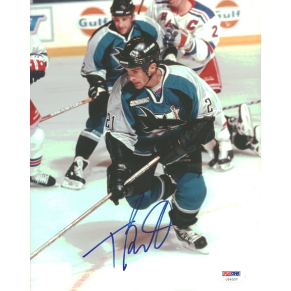 Tony Granato Autographed 8x10 Photo San Jose Sharks PSA/DNA #U96337
