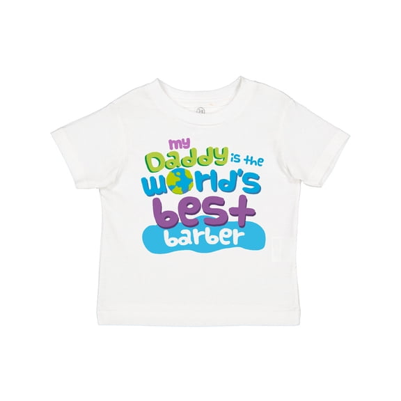 Inktastic World’s Best Barber Daddy Boys or Girls Toddler T-Shirt