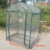 Dioche Garden House,Warm Greenhouse,Mini Portable Garden Green House Warm Greenhouse Flower Plants Gardening Outdoor
