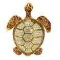 thumbnail image 2 of Bejeweled Box, Compact Portable Tortoise Trinket Box  For Office, 2 of 8
