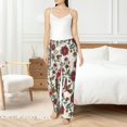 thumbnail image 6 of Lsque Dark Enchanted Flowers And Birds Print Women's Pajama Pants, Lounge Pant - Comfortable Home Wear,Elastic Waistband, Stylish Design-X-Large, 6 of 9