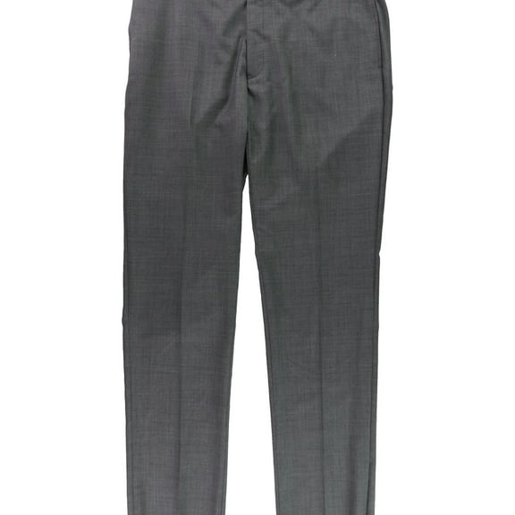 Calvin Klein Mens Extra Slim Dress Pants Slacks, Grey, 44W x 36L