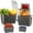 Gray, variant on Fruit Container, LUXEAR Fresh Container 3Pack Produce Saver Container Vegetable Fruit and Salad Partitioned Food Storage Container with Vents White