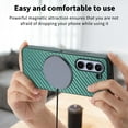 thumbnail image 5 of Magnetic Samsung Galaxy  Z Fold 5 Case [Compatible with MagSafe],Anti-Fingerprint,Anti-Scratch,Ultra Slim Shockproof Luxury Samsung Galaxy  Z Fold 5 Rugged Phone Cover Case,Green, 5 of 12