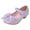 Purple, variant on Quealent Girls Mary Jane Dress Shoes Rhinestones Bows Flower Girl Wedding Princess Low Heels Toddler Little Kids Pump Shoes Red for Size 2.5