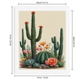 thumbnail image 2 of Paint By Numbers Kit for Adults Beginner - DIY Cactus Flower Desert Illustration Canvas Painting Kits for Adults, Frameless Paint By Number for Adults for Home Wall Decor 16x20 Inch, 2 of 7
