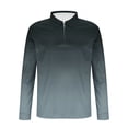 thumbnail image 4 of Blusa y camisa de manga larga con cuello vuelto para hombre, jersey con cremallera, color liso, solapa, blusa de manga larga con cuello vuelto, blusa para hombre, blusa de poliéster, 4 of 5