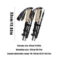 thumbnail image 2 of FamilyQl ultra lightweight telescopic folding hiking stick, multifunctional outdoor off-road hiking, lightweight and durable (2-piece set), 2 of 7