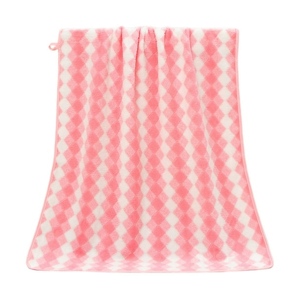 Toalla Absorbente Coral de Vellón de Alta Densidad y Toalla de Baño Suave y Set Textiles para el Hogar