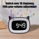 thumbnail image 4 of Reloj de Alarma Digital Reloj Electrónico Digital Led Pantalla de Pantalla, Reloj Electrónico 3D Pantalla de Pantalla Digital, Snooze Reloj de Alarma 12/24H Interruptor Pantalla de Temperatura, 4 of 6