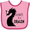 thumbnail image 3 of Inktastic Always Be a Dragon Boys or Girls Baby Bib, 3 of 4