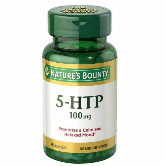 Nature's Bounty 5-Htp Capsules, 100 Mg, 60 Ct., 2-Pack