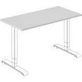 thumbnail image 3 of Lorell Width-Adjustable Training Table Top Gray Rectangle Top - 48" Table Top Length x 24" Table Top Width x 1" Table Top Thickness - Assembly Required, 3 of 4