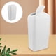 thumbnail image 5 of Cubo de basura delgado de plástico con tapa abatible - Contenedor de basura para espacios reducidos con tapa para baño, cocina, 8 l, 5 of 6