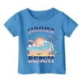 thumbnail image 3 of Kids Shirts For Girls Summer Toddler Girl Short Sleeve Shirt Round Neck Toddler Girl Clothes Summer Girl Clothes 4-5 Years Cute&nbsp;Girl&nbsp;Clothing, 3 of 3