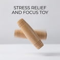 thumbnail image 3 of Wooden Fidget Roller Stick, Quiet Flip Stick Fidget Toy for Stress Relief, Reversible Wooden Spinner for Anxiety, Focus & ADHD, Portable Desk Toy for Kids & Adults, 3 of 5