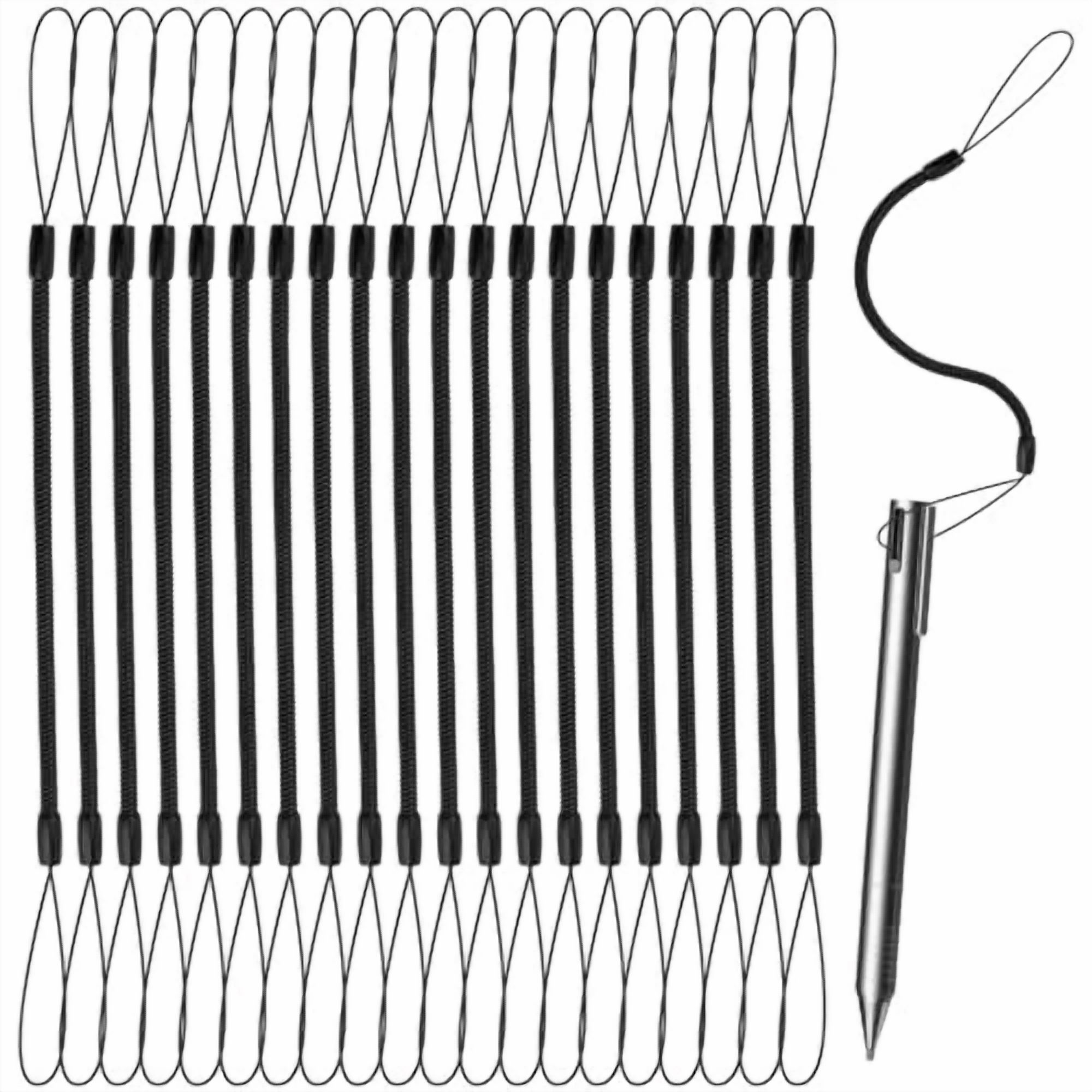 BUTTERFLY- 20Pcs Elastic Tether Lanyard, Anti-Loss Stylus Lanyard Pen Leash Plastic