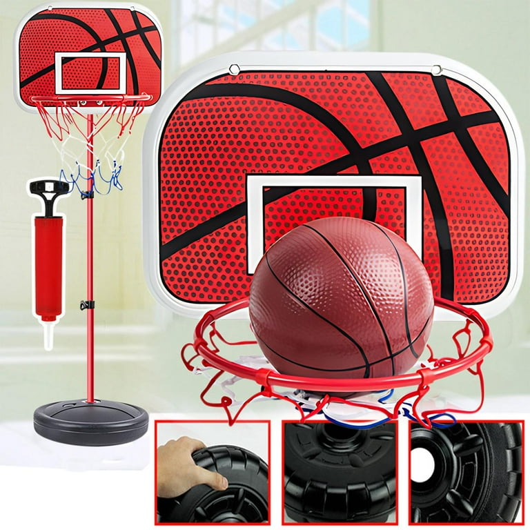 Nsxcdh Adjustable Basketball Stand Kids Height 24.8-66.9in Abs