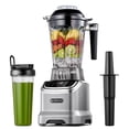 thumbnail image 1 of AMZCHEF Professional Blender for Smoothies,4 Functions,1800W Smoothie Blender,63 Oz Pitcher/20-Oz To-go Cup，Ice and Frozen Fruit,Self-Cleaning, 1 of 9