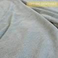 thumbnail image 4 of Kasentex  Knitted Throw Blanket Soft Waffle Throw with Decorative Color and Design for Couch Sofa, Office and Bed Grey 60 x 80, 4 of 5