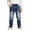 Blue, variant on XEGLSBU Boys Denim Pants Distressed High Street Casual Long Jeans for Kids Comfortable Stretch Trousers Autumn 1-Black Size 7-8 Years
