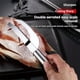 thumbnail image 5 of Cuchillo de Acero Inoxidable 3 En 1 Escamas Pescado Cuchillo Escaler 3-in-1Dentado Desescama Herramienta 2 Piezas,Recortador de Escamas Pescado,Recortadora de Escamas,Kit de 2, 5 of 9
