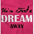 thumbnail image 2 of Cute Just A Dream Away Positive Quote Women's Plus Size Graphic Tee Brisco Brands 2X, 2 of 5