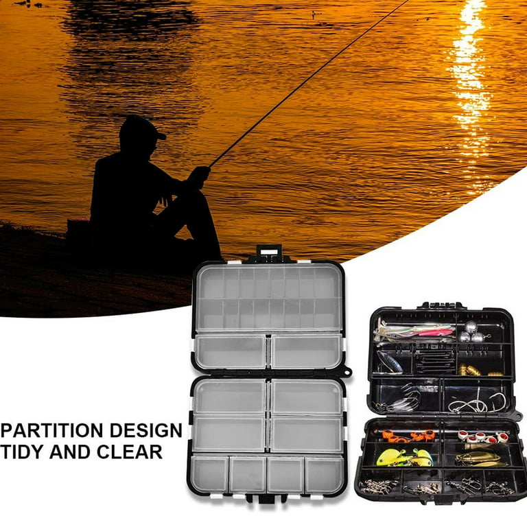 Fishing Lure Box Tackle Storage Trays Fishing Tackle Storage, Double Side, Waterproof  Accessory 