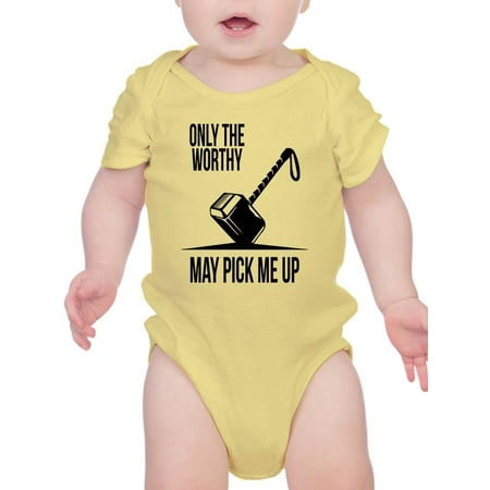 

Only The Worthy May Pick Me Up. Bodysuit Infant -Smartprints Designs 24 Months