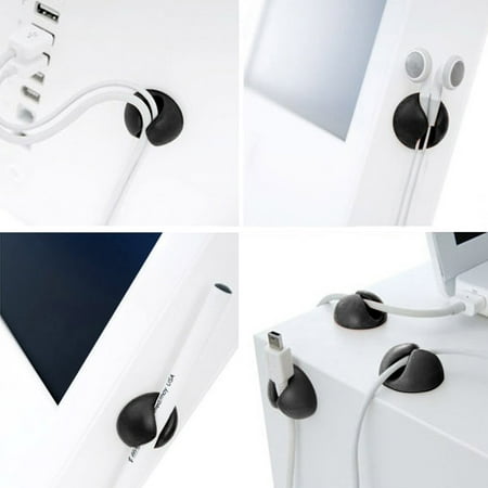 Fordawn Cable Clips Cord Organizer Cable Management Wire Holder System 6 Pack Adhesive Cord Hooks Home Office Cubicle Car Nightstand Desk Accessories Gift Ideas Walmart Canada