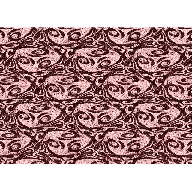 Ahgly Tapis Rectangulaire Lavable en Machine Intérieur Transitionnel Rose Pastel, 2 Pieds x 4 Pieds