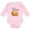 AD-Pink, variant on Cute As 3.14 Pi Day Pumpkin Pie Pun Boys or Girls Long Sleeve Baby Bodysuit