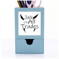 thumbnail image 1 of Jack Of All Trades Art Deco Fashion Desk Supplies Organizer Pen Holder Card, 1 of 3