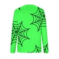 thumbnail image 4 of 2023 Chandail en Molleton Mode pour Femmes 50 % de Réduction Liquidation Chandail en Molleton Classique Imprimé Halloween Col Rond Manches Longues Ample, 4 of 4