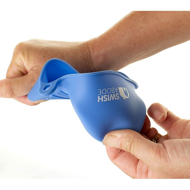 Yiaiinter Blue Mini Silicone Oven Mitts Set 2 For Instant Pot Or Kitchen Use As Potholder Or Baking Holder Mini Oven Mitt Is Sold In A Pair And Mitte