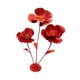 thumbnail image 5 of Flores artificiales grandes de 160 cm de alto para decoración de bodas. Flores gigantes para bodas. Rojo, 5 of 9