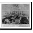 thumbnail image 2 of Historic Framed Print, View of Cunningham Wharf, San Francisco, 17-7/8" x 21-7/8", 2 of 9