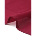 thumbnail image 5 of INSPIRE CHIC Women's Chiffon Dresses Flutter 3/4 Sleeve Crewneck Flowy Knee Length Dress Cocktail Party Wedding Outfits M Wine Red, 5 of 6