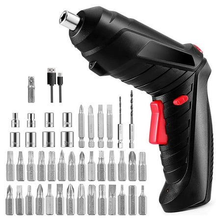 

Powerextra 48 in 1 Cordless Electric Screwdriver Driver Drill Kit Set