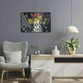 thumbnail image 6 of Luxe Metal Art 'Black And White in Colour' by Francois Chartier, Metal Wall Art, 24"x16", 6 of 7