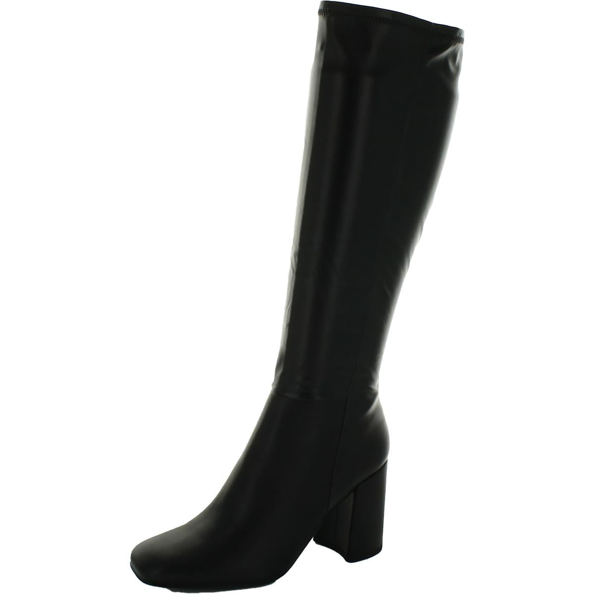 Steve Madden Womens Lizah Square Toe Zipper Knee-High Boots Steve Madden Womens Lizah Square Toe Zipper Knee-High Boots