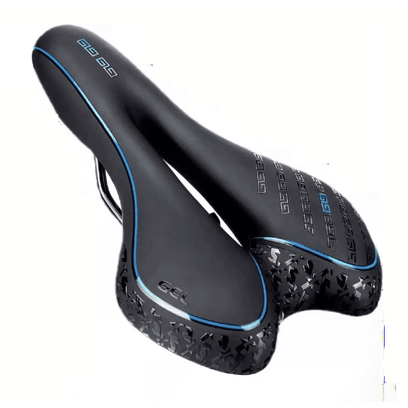 Asiento De Bicicleta De Gel Cómo Impacto Con Luz Azul