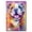 Bulldog, variant on Boston Terrier Dog Gift - Art Bedroom - Graffiti Dog Wall Art For Living Room Large Size Modern Home Wall Decor Abstract Canvas Wall Art Ready to Hang Size 11''x17'', 24''x36''