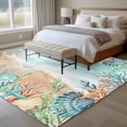 thumbnail image 4 of 5'x8' Area Rugs, Ocean Coastal Indoor Outdoor Area Rug for Living Room Bedroom, Summer Nautical Beach Coral Starfish Washable Bathroom Rugs Kitchen Floor Carpet Mats Home Decor Aesthetic, 4 of 8