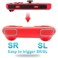 thumbnail image 3 of Poignées Compatibles avec Nintendo Switch pour Joy-Con Switch Modèle OLED, Kit de Poignée Résistant à l'Usure Remplacement de Manette (Rouge, Bleu), 3 of 4