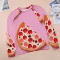 thumbnail image 6 of Sweatshirt For Womens Crewneck Fun Pizza Hoodies Teen Girls Cute, 6 of 7