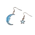thumbnail image 1 of Pendientes para mujer, diseño asimétrico, joyería para niñas, pendientes multifuncionales para regalo de cumpleaños, Festival, uso diario informal, tipo E, 1 par Inevent AP009007-05B, 1 of 6